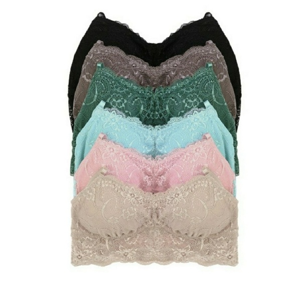 $8 SALE - TAUPE LACE BRALETTE - Picture 4 of 7